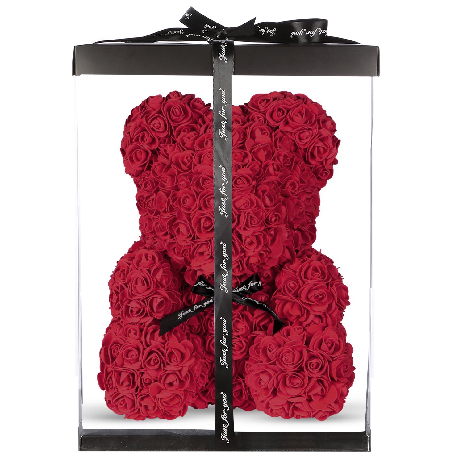 Royal Red Rose Bear Large 40cm