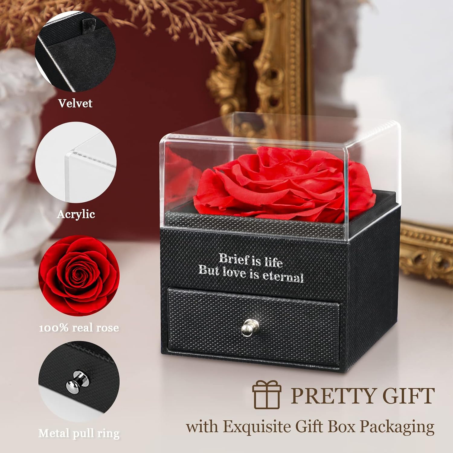 Handmade Rose Flower Gift