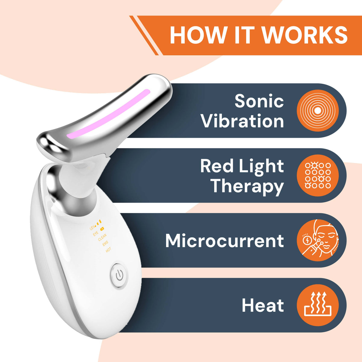 Face Massager - Anti-Aging, Skin Tightening & Wrinkle Reduction