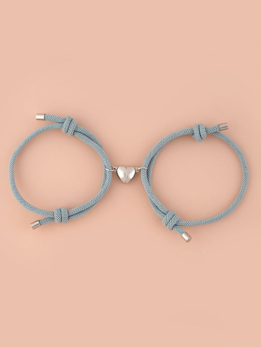 Valentines Heart Magnetic Bracelet | Pack of 2