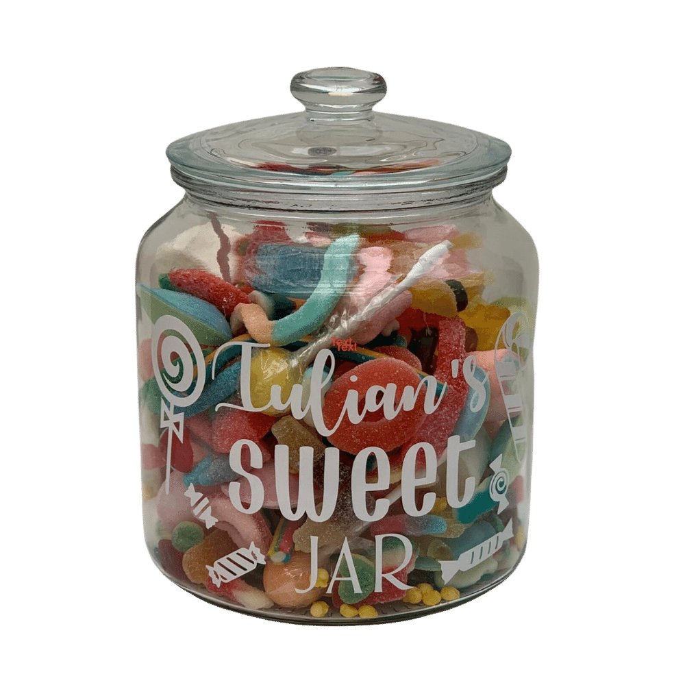 Personalised Sweet Jar - 2 Litre Glass Jar