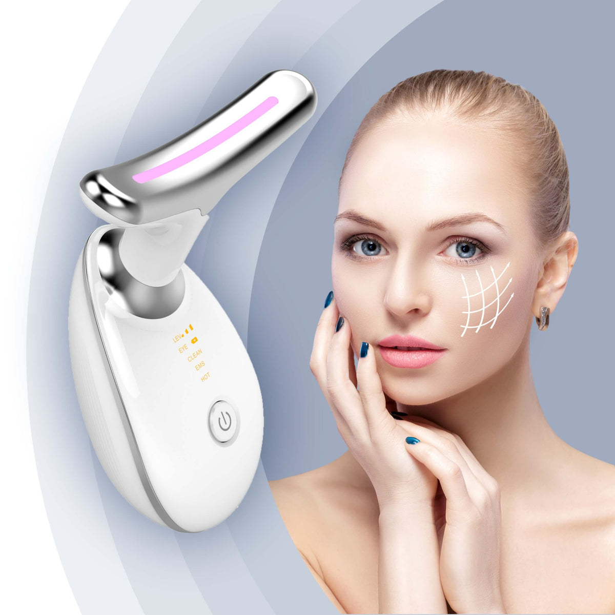 Face Massager - Anti-Aging, Skin Tightening & Wrinkle Reduction