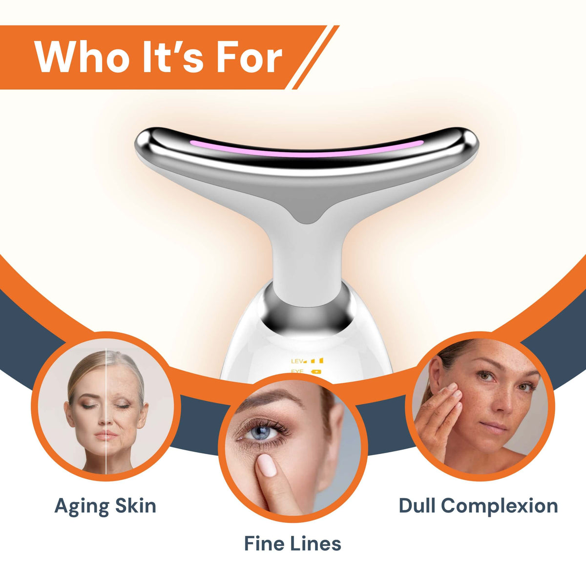 Face Massager - Anti-Aging, Skin Tightening & Wrinkle Reduction
