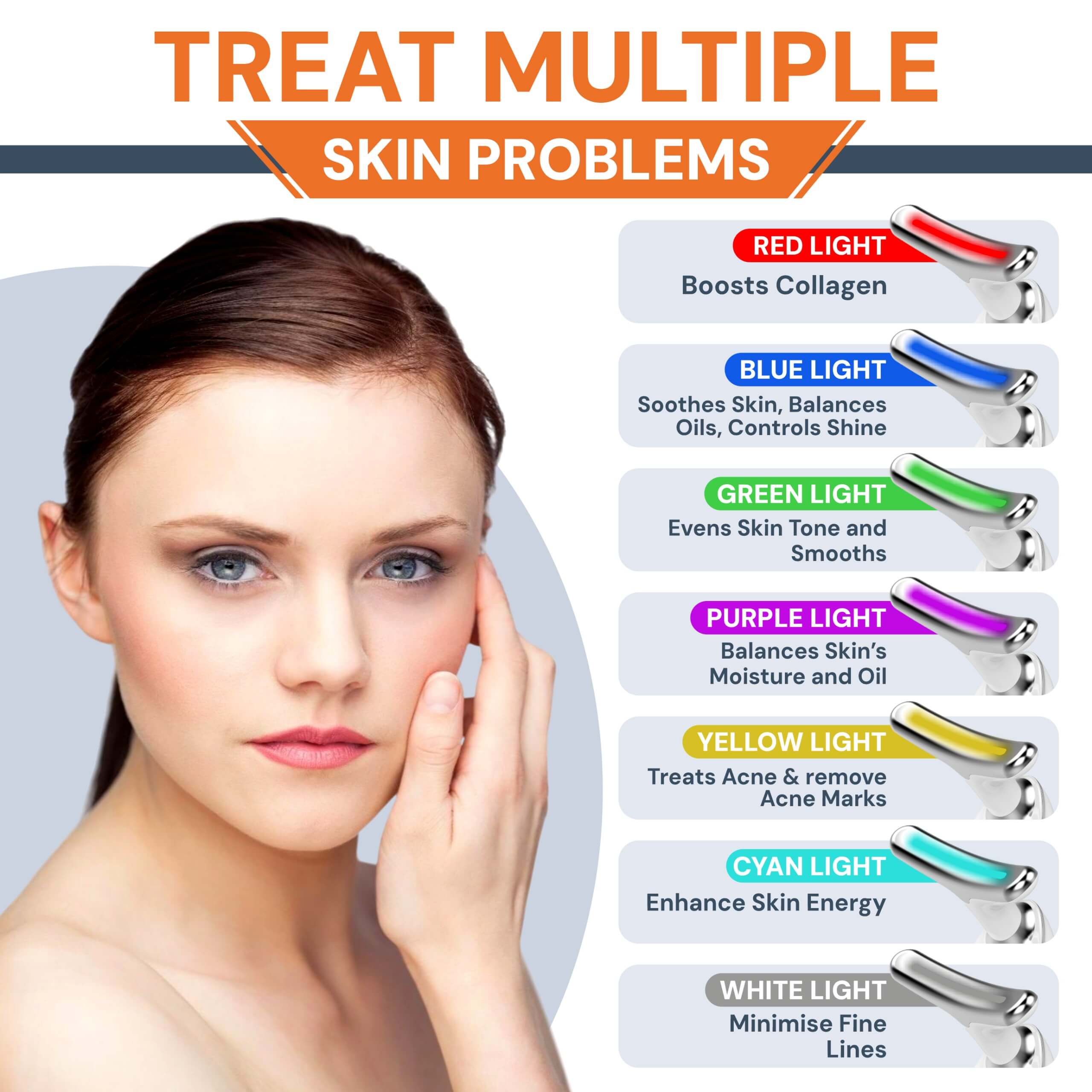 Face Massager - Anti-Aging, Skin Tightening & Wrinkle Reduction