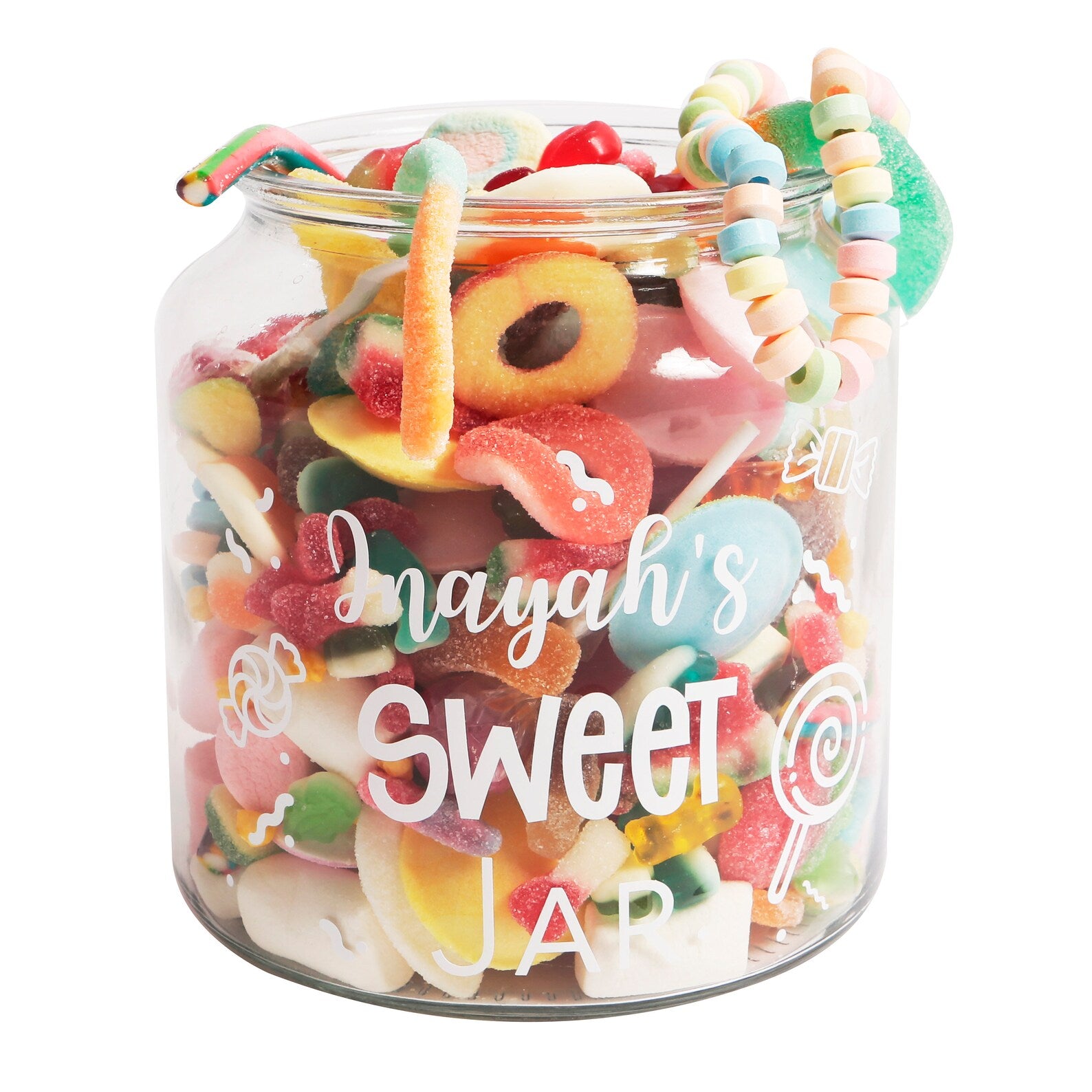 Personalised Sweet Jar - 2 Litre Glass Jar